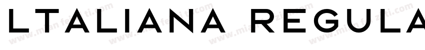 ltaliana regular字体转换